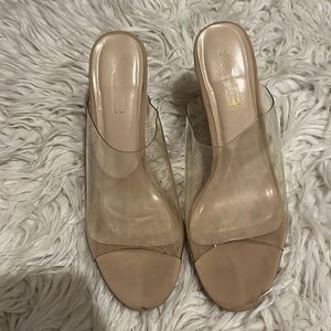 Clear heels size 7.5